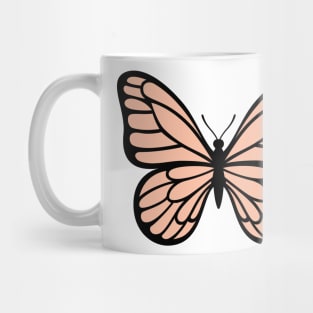 Light brown butterfly Mug